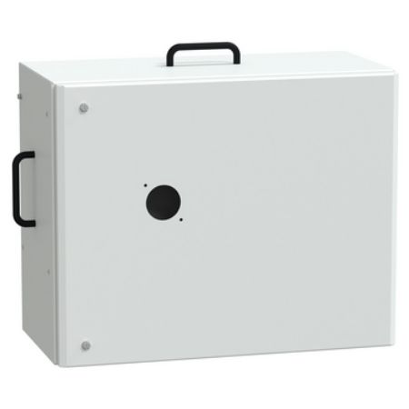 Picture of Tap off unit, Canalis KS 100A to 1000A, for ComPacT NSX250 with extended rotary handle, 250A, 3L+N+PE, IP55, RAL9001