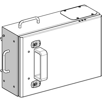 Picture of Empty tap off unit, Canalis KS, with isolator, polarity 3L+N+PE, 160A, IP55, RAL9001