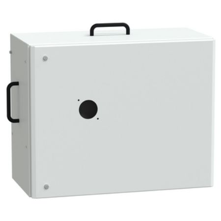 Picture of Tap off unit, Canalis KS 100A to 1000A, for ComPacT NSX250 with extended rotary handle, 250A, 3L+PEN, IP55, RAL9001