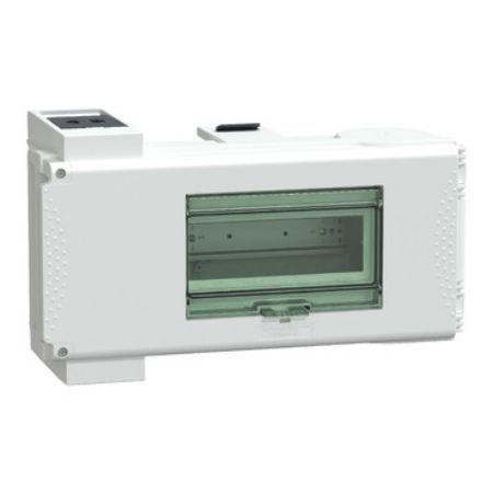 Picture of Tap off unit, Canalis KS 100A to 1000A, 5 modules of 18mm, 63A, DIN rail, 3L+N+PE, IP55, RAL9001