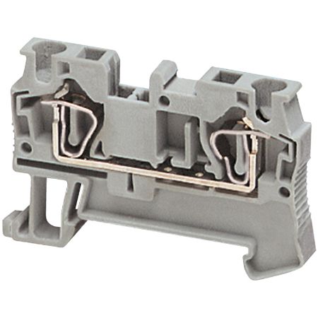 Picture of Linergy, Terminal block, Linergy TR, spring type, feed through, 2 points, 4mm², grey, set of 50