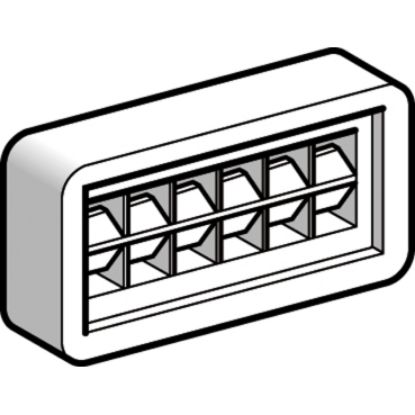 Picture of Marker holder, Linergy TR cable ends, 20x10mm, for fixing to any type of support, set of 50