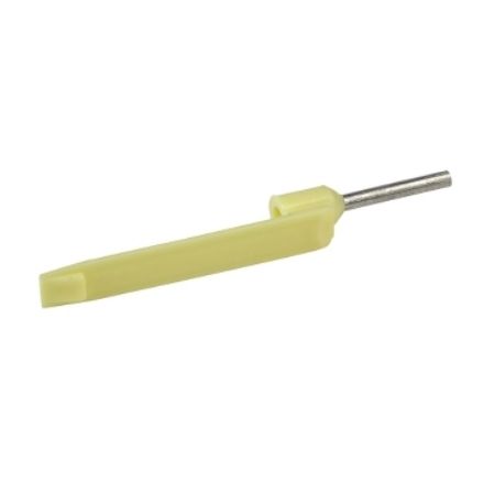 Picture of Cable end, Linergy TR cable ends, Single conductor, yellow,.25mm², medium size, markable, 10 sets of 100