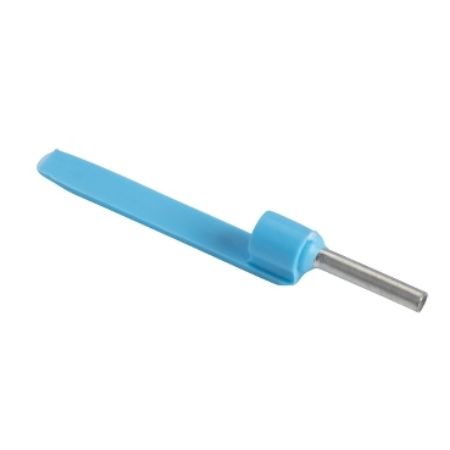 Picture of Cable end, Linergy TR cable ends, Single conductor, blue, 2.5mm², medium size, markable, insulated, 10 sets of 100