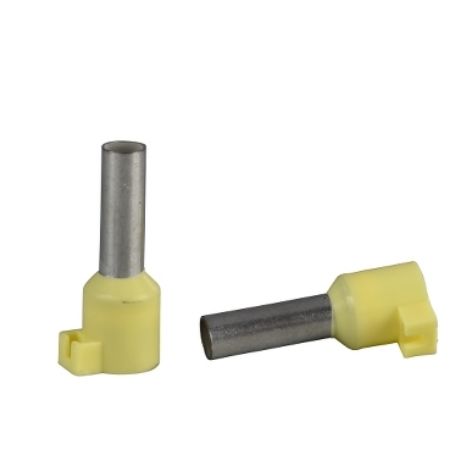 Picture of Cable end, Linergy TR cable ends, single conductor, yellow, 25mm², for insulated cable, medium size, 10 sets of 100