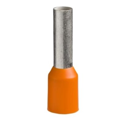 Picture of Cable ends, Linergy TR cable ends, single conductor, Orange, 4mm², long size, 10 sets of 100