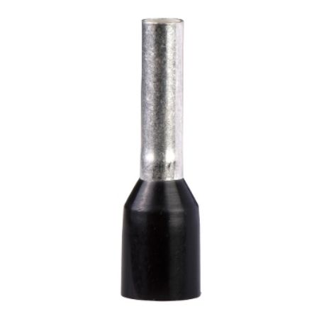 Picture of Cable ends, Linergy TR cable ends, single conductor, black, 1.5mm², for insulated cable, medium size, 1 bag