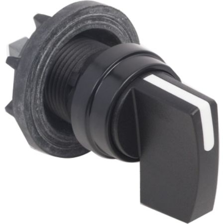 Picture of Cam switch operating head, Harmony K1, K2, 22mm, plastic, circular 29mm, mat black, black handle
