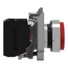Picture of Push button, Harmony XB4, metal, projecting, red, 22mm, spring return, unmarked, 1NC