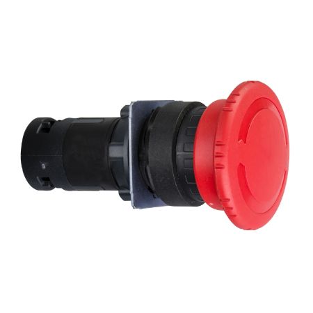 Picture of Emergency switching off monolithic push button, Harmony XB7, 22mm, red mushroom head 40mm, turn to release, 1NC
