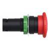 Picture of Emergency switching off monolithic push button, Harmony XB7, 22mm, red mushroom head 40mm, turn to release, 1NC