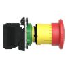 Picture of Emergency stop switching off, Harmony XB5, plastic, red mushroom 40mm, 22mm, trigger latching turn to release, 1NC