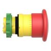 Picture of Emergency stop head, Harmony XB5, switching off, plastic, red, mushroom 40mm, 22mm, trigger latching push pull