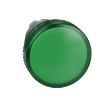 Picture of Head for pilot light, Harmony XB4, metal, green, 22mm, plain lens for BA9s bulb