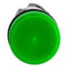 Picture of Monolithic pilot light, Harmony XB7, plastic, green, 22mm, plain lens for BA9s bulb, lt 250V