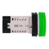 Picture of Monolithic pilot light, Harmony XB7, plastic, green, 22mm, plain lens for BA9s bulb, lt 250V