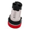 Picture of Monolithic pilot light, Harmony XB7, plastic, red, 22mm, plain lens for BA9s bulb, lt 250V