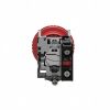 Picture of Emergency switching off push button, Harmony XB4, metal, red mushroom 40mm, 22mm, trigger latching turn to release, 1NC