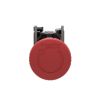Picture of Emergency switching off push button, Harmony XB4, metal, red mushroom 40mm, 22mm, trigger latching turn to release, 1NC