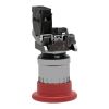 Picture of Emergency switching off push button, Harmony XB4, metal, red mushroom 40mm, 22mm, trigger latching turn to release, 1NC