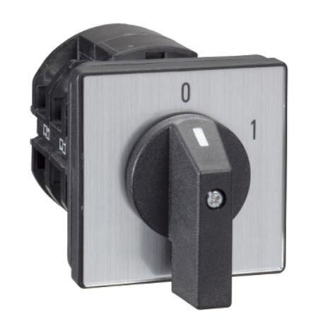 Picture of Cam switch, Harmony K, front mounting, plastic, 3 poles, 60°, 63A, 64x64mm, marked 0/1