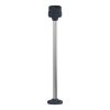Picture of Fixing plate with 400mm aluminium pole for modular tower lights, Harmony XVU, black, 60mm