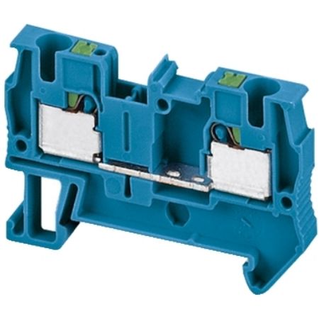 Picture of Terminal block, Linergy TR, push-in type, feed through, 2 points, 4mm², blue, set of 50