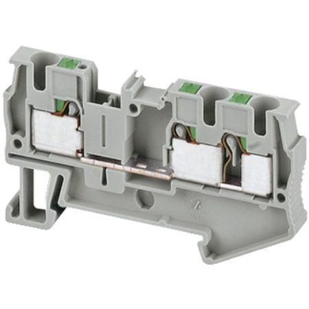 Picture of Linergy, Terminal block, Linergy TR, push-in type, feed through, 3 points, 4mm², grey, set of 50