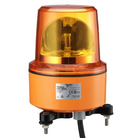 Picture of Rotating beacon, Harmony XVR, 130mm, orange, without buzzer, 230V AC