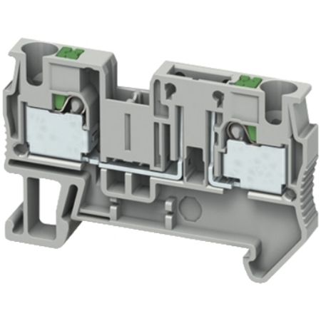 Picture of Terminal block, Linergy TR, push-in type, basic disconnect terminal, 2 points, 4mm²,  grey, set of 50
