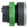 Picture of Harmony XB5, Head for illuminated push button, plastic, white flush, 22mm, universal LED, spring return, plain lens