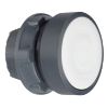 Picture of Head for illuminated push button, Harmony XB5, plastic, flush, white, 22mm, spring return, plain lens for BA9s bulb