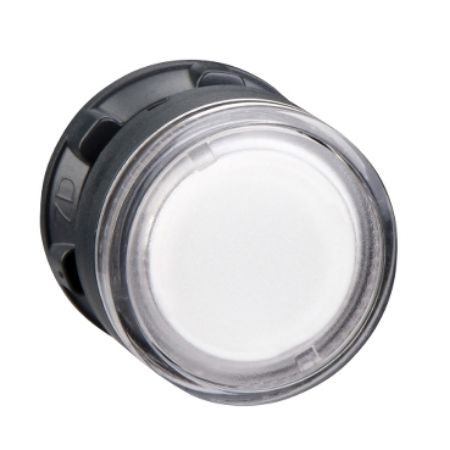Picture of Head for illuminated push button, Harmony XB5, clear flush, 22mm, BA9s bulb, spring return, unmarked