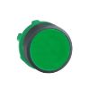 Picture of Harmony XB5, Push button head, plastic, flush, green, 22mm, spring return, unmarked