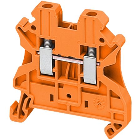Picture of Terminal block, Linergy TR, orange, 2.5mm2, passthrough, 2 points, set of 10