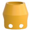 Picture of Padlockable guard for mushroom head 40mm, Harmony XB4, metal, yellow
