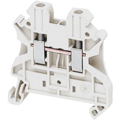 Picture of Terminal block, Linergy TR, white, 2.5mm2, passthrough, 2 points, set of 10
