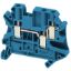 Picture of SCREW TERMINAL, FEED THROUGH, 3 POINTS, 4MM² , BLUE