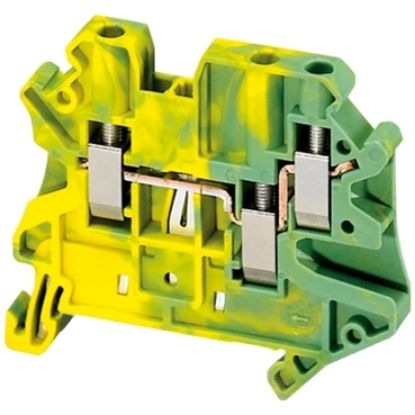 Picture of Linergy, Screw Terminal, Protective Earth, 3 Points, 4mm², Green-Yellow