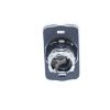 Picture of Illuminated double headed push button head, Harmony XB4, metal, 22mm, 1 white flush marked I + 1 pilot light + 1 black flush marked O