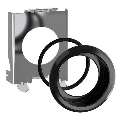 Picture of Flush mounting kit, Harmony XB4, metal, black, for push button and pilot light 22mm