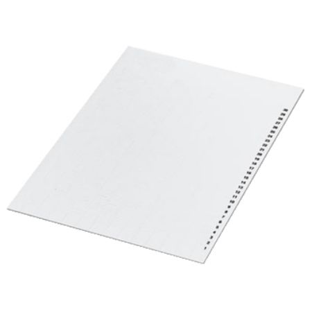 Picture of Sheet of blank legend, Linergy TR, page A4 with 488 characters, size 15x4mm, for NSYTRABCV cables collars, set of 10