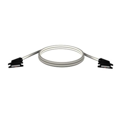 Picture of rolled ribbon connecting cable - for I/O module with HE10 connectors - 2 m
