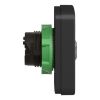 Picture of Illuminated double headed push button head, Harmony XB5, plastic, 22mm, 1 green flush marked I + 1 pilot light + 1 red flush marked O