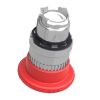 Picture of Harmony XB4, Emergency stop head, switching off, metal, red mushroom 40mm, 22mm, trigger latching turn to release