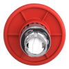 Picture of Emergency stop head, Harmony XB4, switching off, metal, red mushroom 60mm, 22mm, trigger latching key release