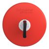 Picture of Emergency stop head, Harmony XB4, switching off, metal, red mushroom 60mm, 22mm, trigger latching key release