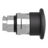 Picture of Mushroom push button head 40mm, Harmony XB4, metal, black, 22mm, latching push pull