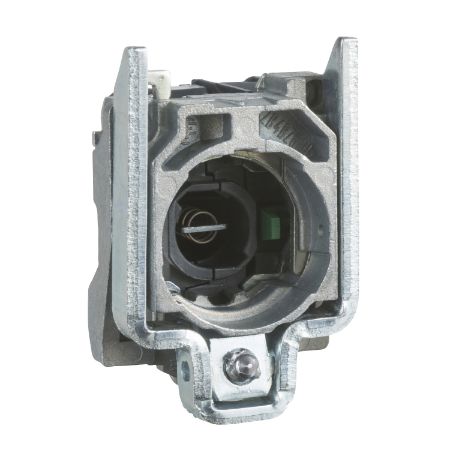 Picture of Light block with body fixing collar, Harmony XB4, metal, for BA9s bulb, lt 250V, 1NO
