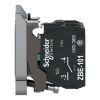 Picture of Light block with body fixing collar, Harmony XB4, metal, for BA9s bulb, lt 250V, 1NO